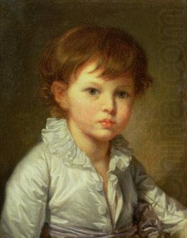 Jean-Baptiste Greuze ''Portrait of Count Stroganov as a Child china oil painting image